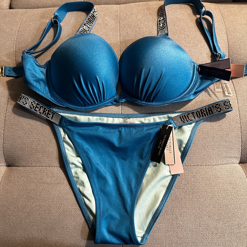 Victoria secret rhinestone swimsuit